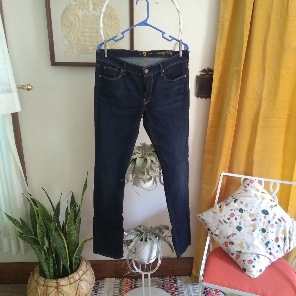 7 For All Mankind straight leg jeans